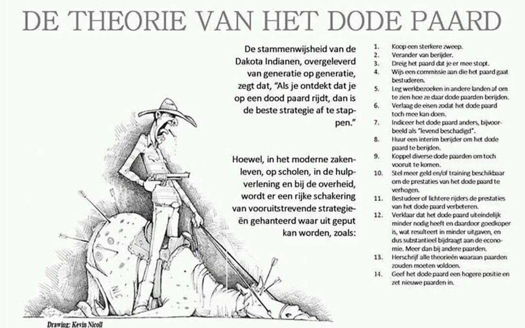 De theorie van het dode paard